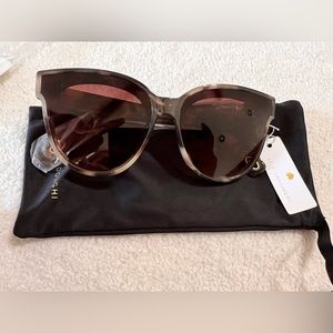 Lele Sadoughi Tortoise Brooklyn Sunglasses